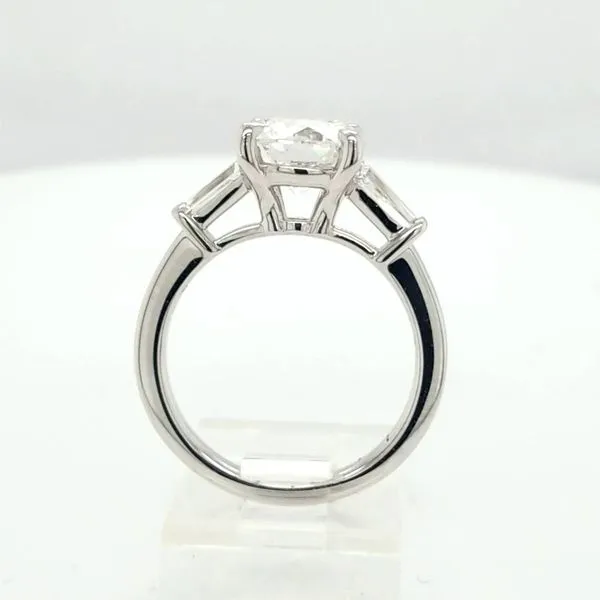 14kt WG 3.00ct TW Lab Grown Diamond Engagement ring Image 3 Carroll's Jewelers Doylestown, PA