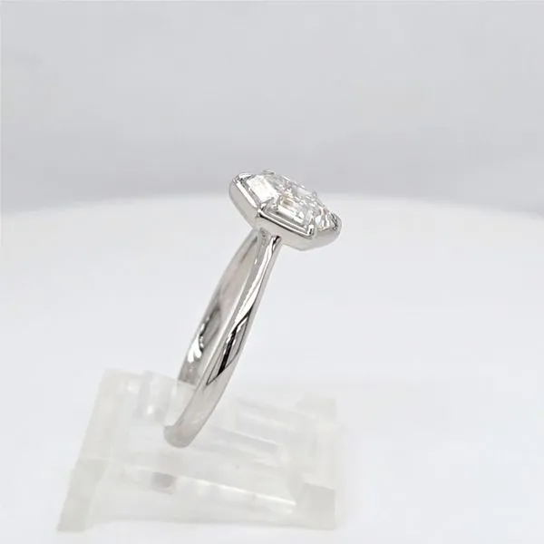 Lab Grown 2.01 Hexagon Diamond Solitaire Engagement Ring Image 3 Carroll's Jewelers Doylestown, PA