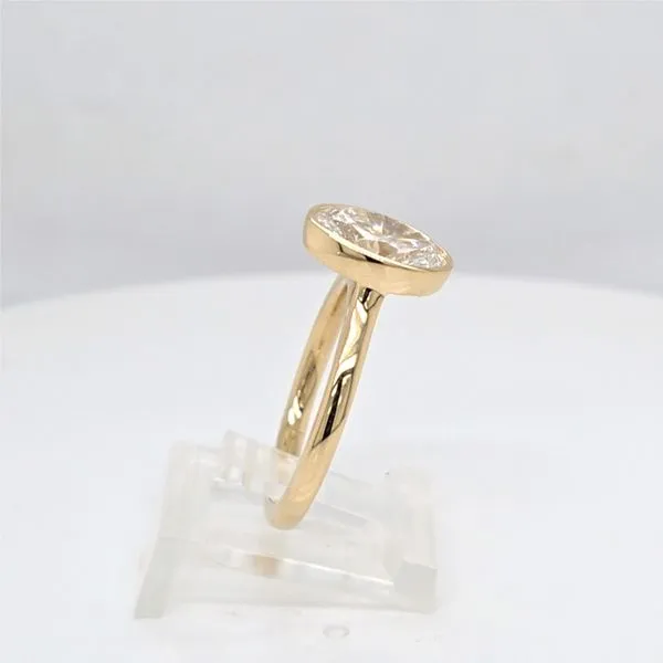 Solitaire Lab Grown 2.16 Oval Engagement Ring Image 2 Carroll's Jewelers Doylestown, PA