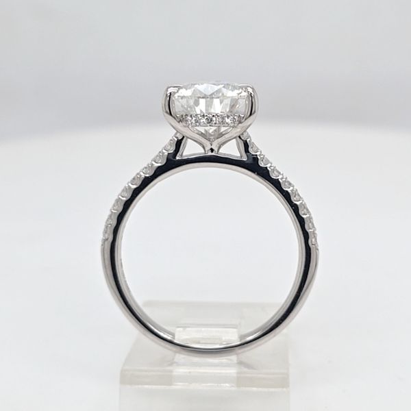 14kt WG Pear Shaped Diamond Engagement Ring Image 3 Carroll's Jewelers Doylestown, PA