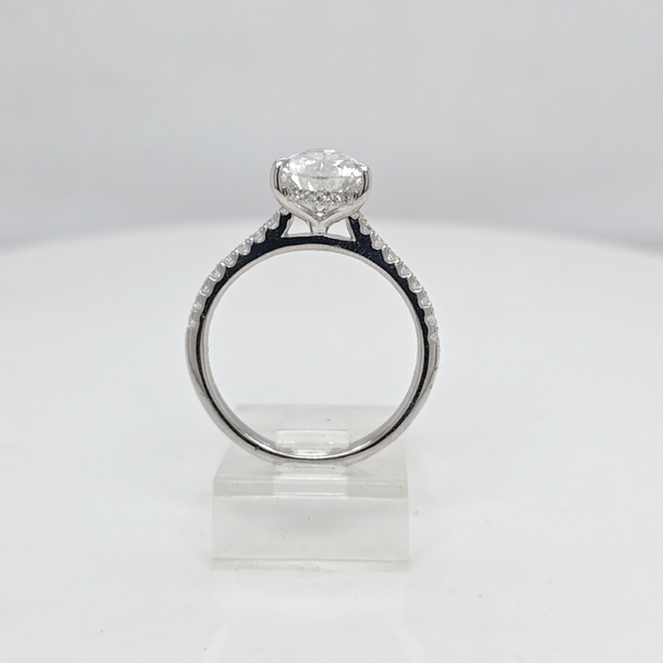 WG Lab Grown Diamond Engagement Ring Image 2 Carroll's Jewelers Doylestown, PA