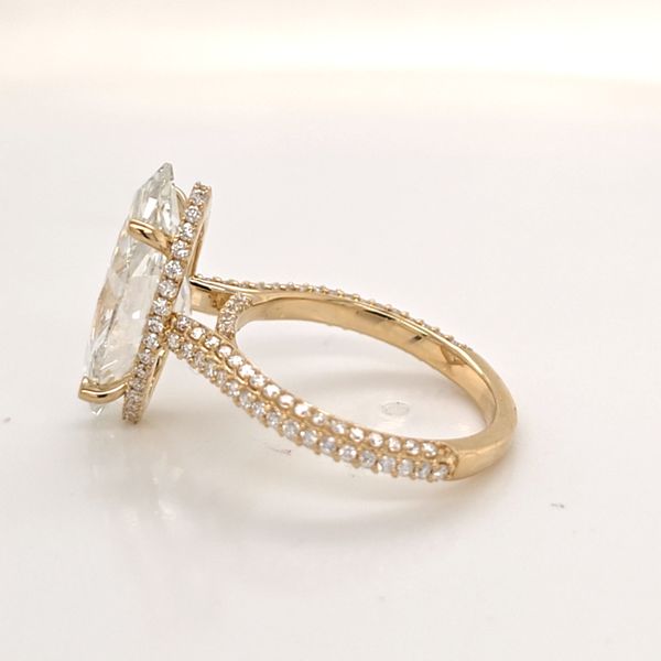 YG 5.75 carat LG Marquise Engagement Ring Image 2 Carroll's Jewelers Doylestown, PA
