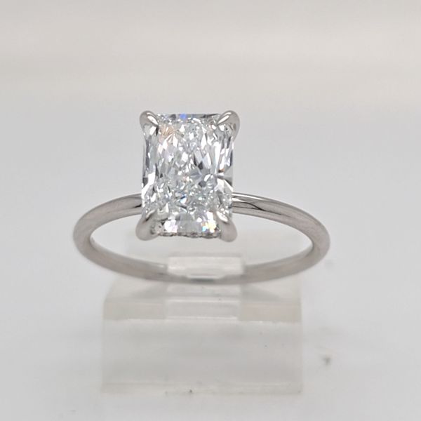 LG 2ct Radiant cut solitaire Engagement ring Carroll's Jewelers Doylestown, PA