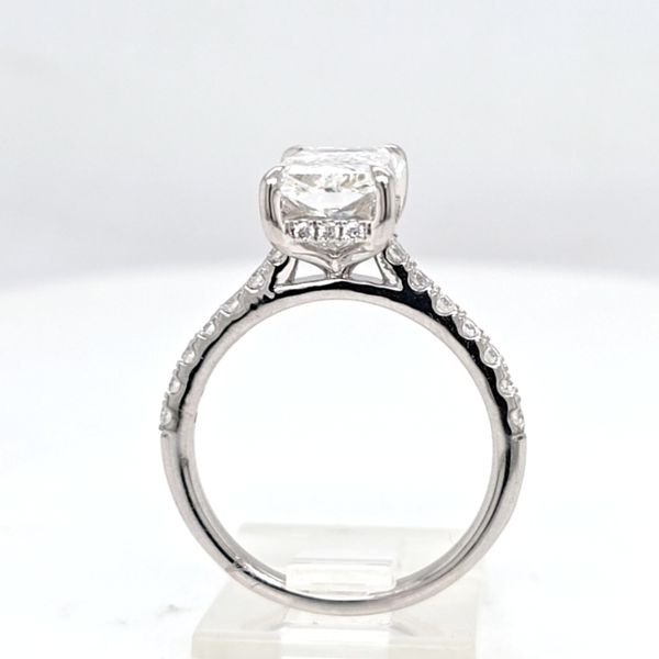 Radiant Cut diamond Engagement ring Image 3 Carroll's Jewelers Doylestown, PA