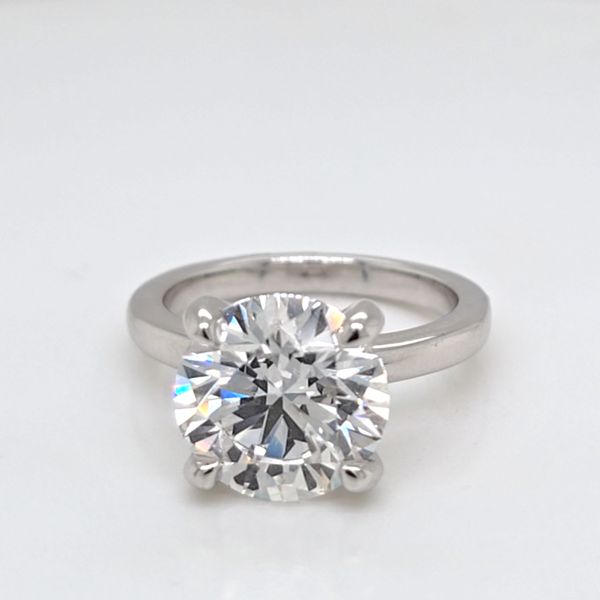 5ct LG Round Diamond Engagement Ring Carroll's Jewelers Doylestown, PA