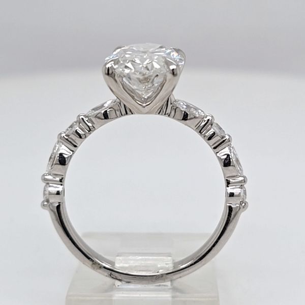3ct Oval LG Diamond Engagement Ring Image 2 Carroll's Jewelers Doylestown, PA