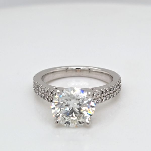3ct LG Round Diamond Engagement Ring Carroll's Jewelers Doylestown, PA