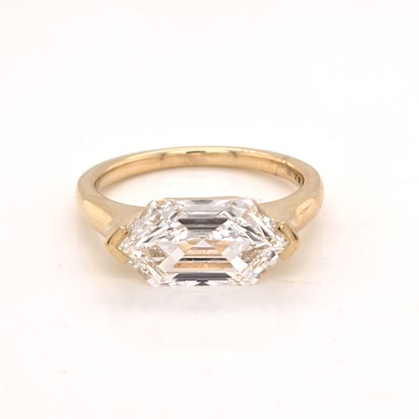 Hexagon LG Diamond Engagement Ring Carroll's Jewelers Doylestown, PA