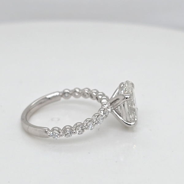 WG Lab Grown Oval Diamond Engagement Ring Image 2 Carroll's Jewelers Doylestown, PA