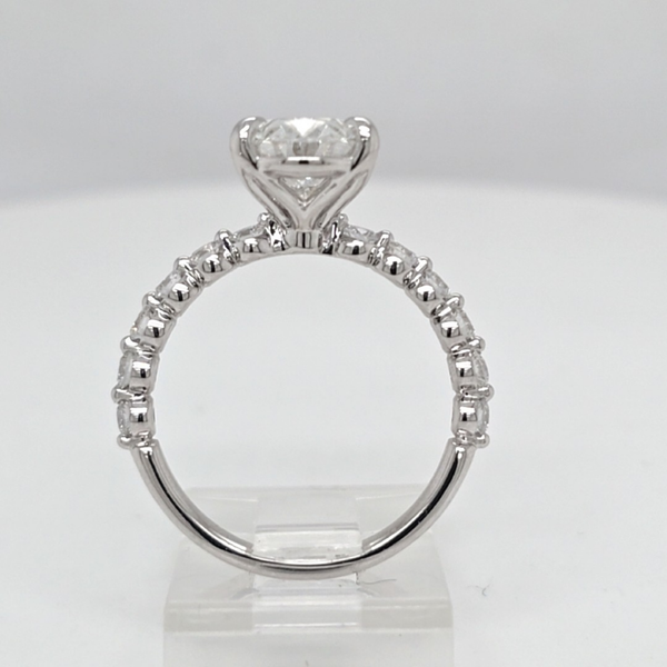 WG Lab Grown Oval Diamond Engagement Ring Image 3 Carroll's Jewelers Doylestown, PA