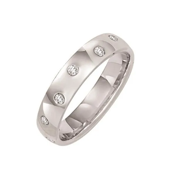 White Gold Diamond band .24ct TW