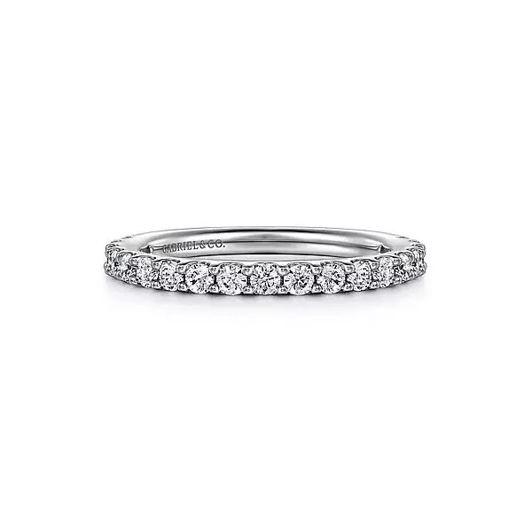 14kt Wg .75ct TW Diamond Band thumb image 1