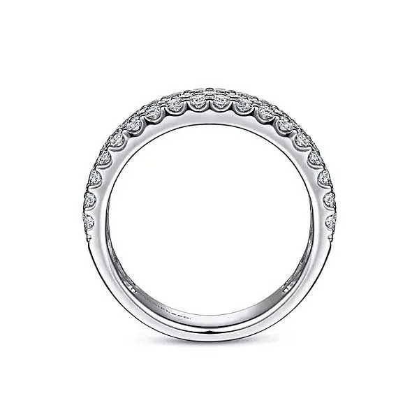Triple Row Diamond Band thumb image 2