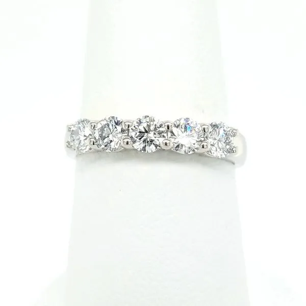 14kt WG 1.00ct TW Lab Grown Diamond Band Image 2 Carroll's Jewelers Doylestown, PA