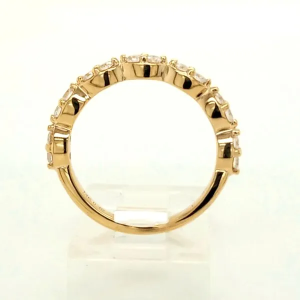 14kt YG .46ct TW Diamond Band Image 2 Carroll's Jewelers Doylestown, PA