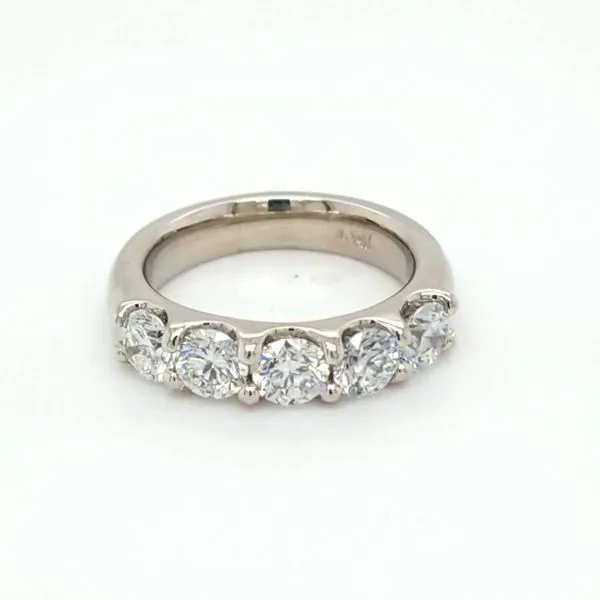 14kt WG 1.58ct TW Lab grown Diamond Band thumb image 1