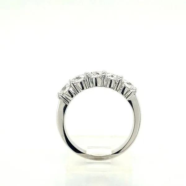 14kt WG 1.25ct TW Lab Grown Diamond 5 stone ring Image 2 Carroll's Jewelers Doylestown, PA