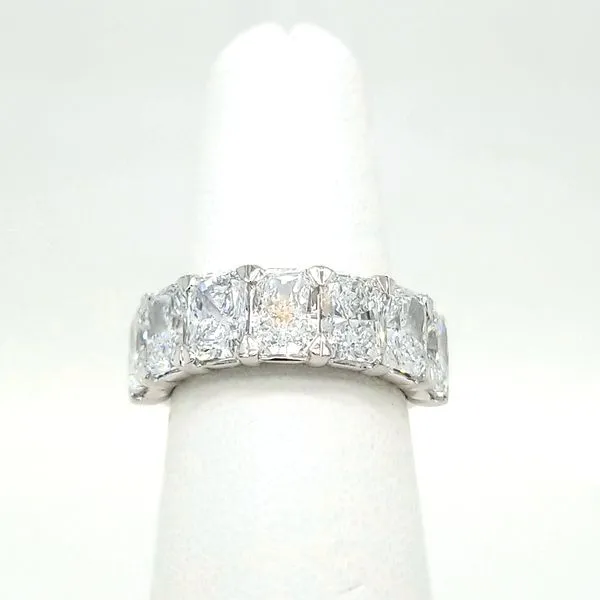 14kt WG 4.97ct TW Lab Grown 7 stone Diamond t Ring Carroll's Jewelers Doylestown, PA