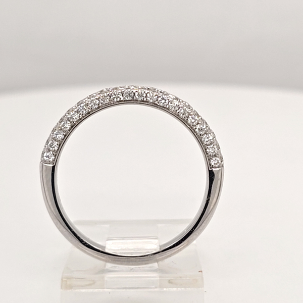 LG Diamond Pave Band Image 2 Carroll's Jewelers Doylestown, PA