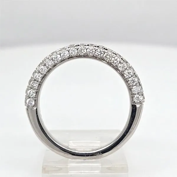 WG Lab grown 1.00TW Pave Diamond Band thumb image 2