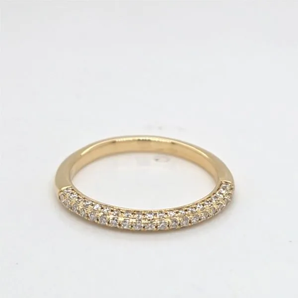 YGLab grown .33TW Pave Diamond Band thumb image 1