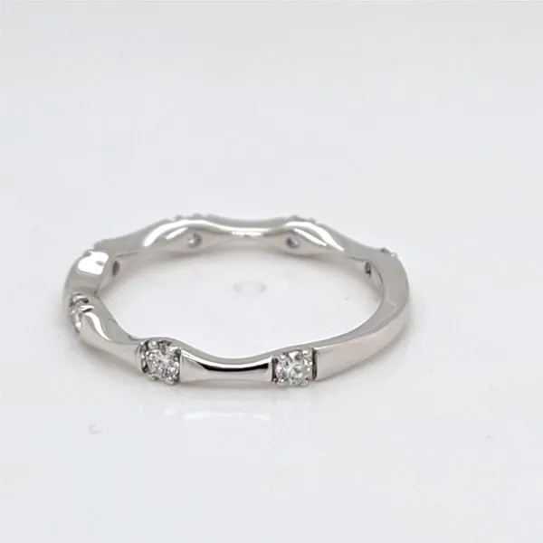 14kt WG Diamond Stacable Band