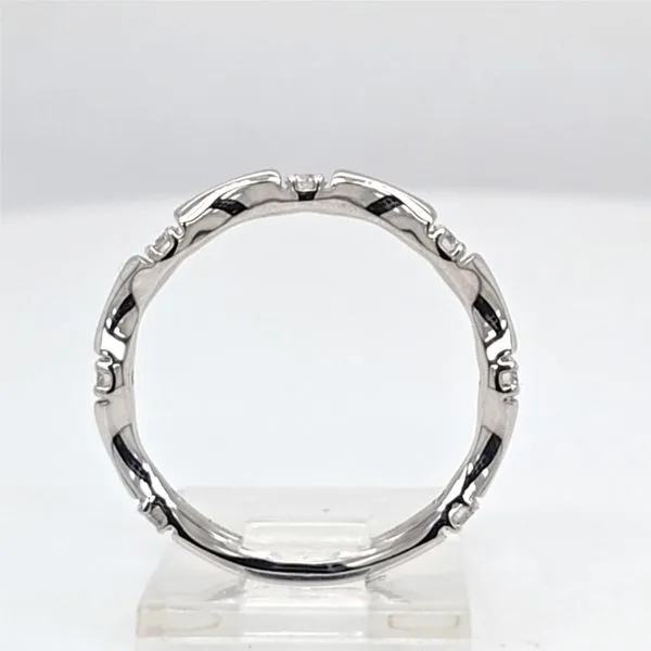 14kt WG Diamond Stacable Band