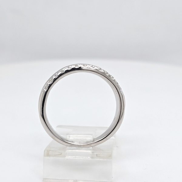 14kt WG .36ct TW Contour Diamond Band Image 2 Carroll's Jewelers Doylestown, PA