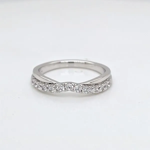 14kt WG .36ct TW Contour Diamond Band Carroll's Jewelers Doylestown, PA