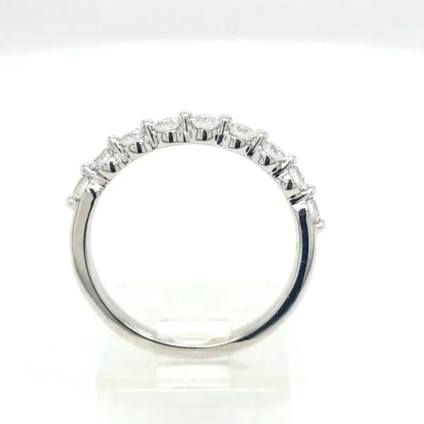 14kt WG .50ct TW Lab Grown Diamond Band Image 2 Carroll's Jewelers Doylestown, PA