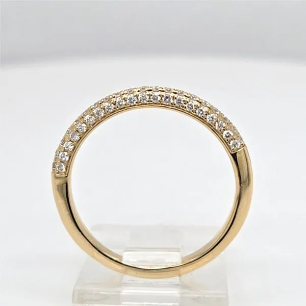 YGLab grown .33TW Pave Diamond Band Image 2 Carroll's Jewelers Doylestown, PA