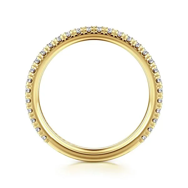 Gabriel French Pave Diamond Band Image 2 Carroll's Jewelers Doylestown, PA