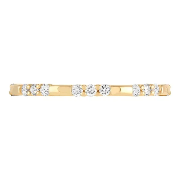 14kt YG LG Diamond Band