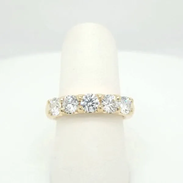 14kt YG 1.56ct TW Lab grown Diamond Band
