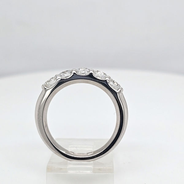 WG Lab Grown 5 stone Diamond Band Image 2 Carroll's Jewelers Doylestown, PA