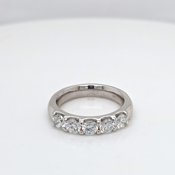 WG Lab Grown 5 stone Diamond Band Carroll's Jewelers Doylestown, PA