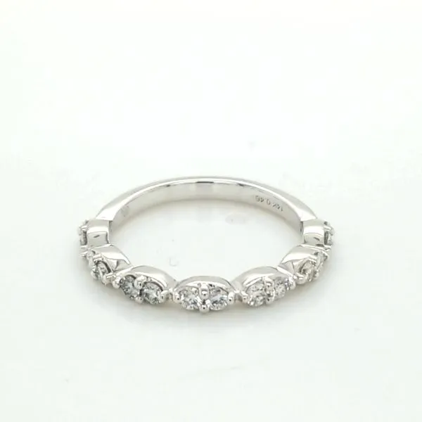 14kt WG .47ct TW Diamond Band