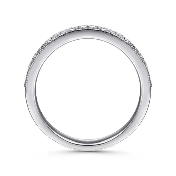 Gabriel 14kt WG Diamond Band