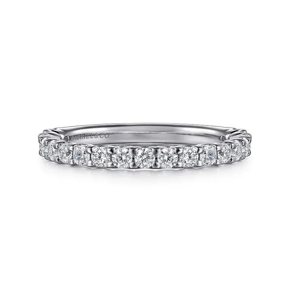 Gabriel 14kt WG Diamond Band
