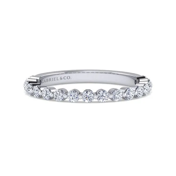 Gabriel 14kt WG Diamond Band