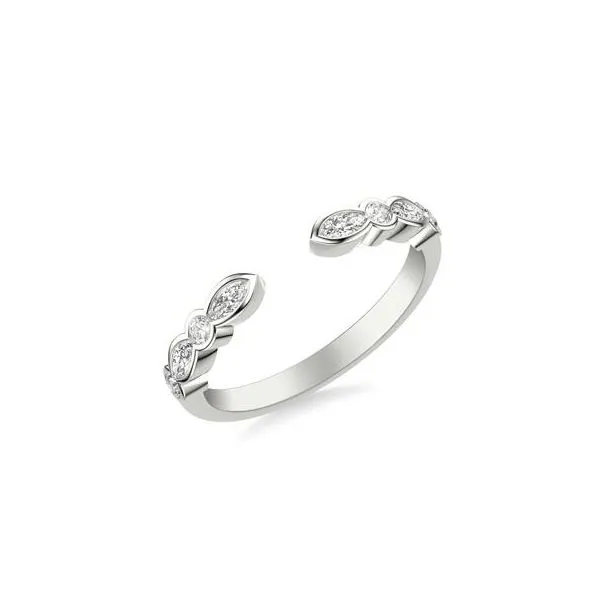 14kt WG Contemporary Diamond band