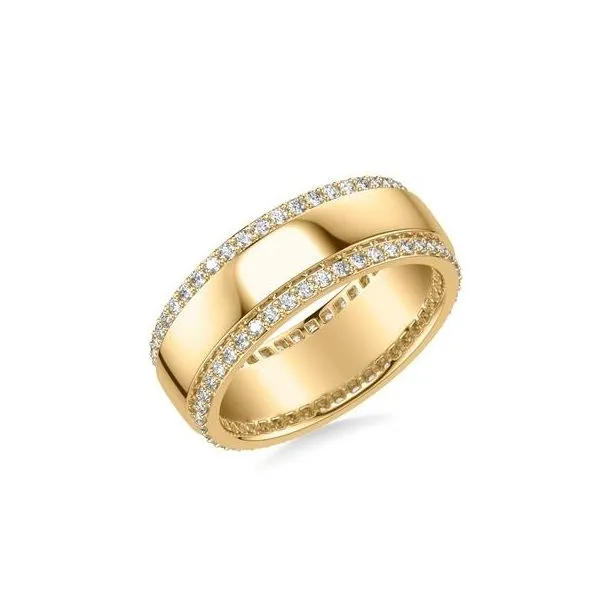 14kt YG Diamond Eternity Band