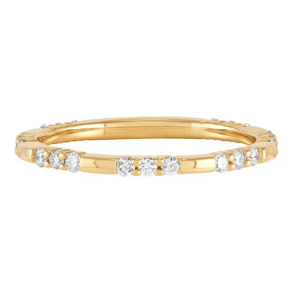 14kt YG LG Diamond Band