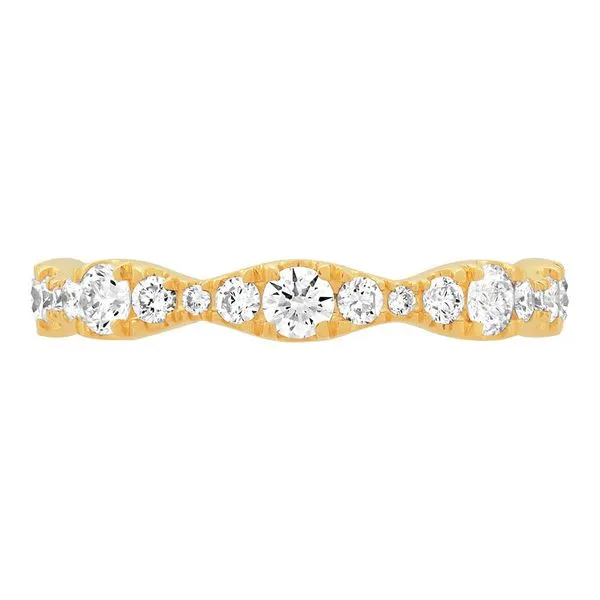 14kt YG Diamond Band