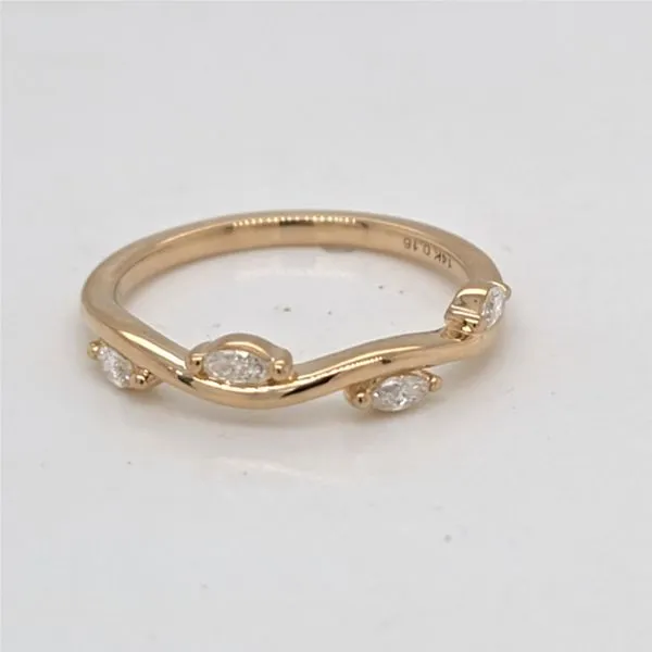 Diamond Floral Marquise Band Carroll's Jewelers Doylestown, PA