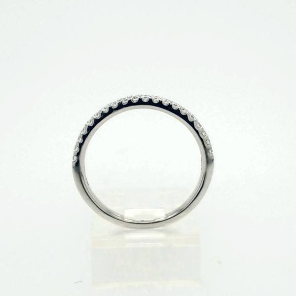 14kt WG LG Diamond Band Image 2 Carroll's Jewelers Doylestown, PA