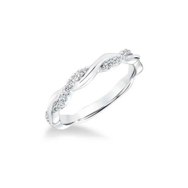 14kt WG Diamond Twisted Band Carroll's Jewelers Doylestown, PA