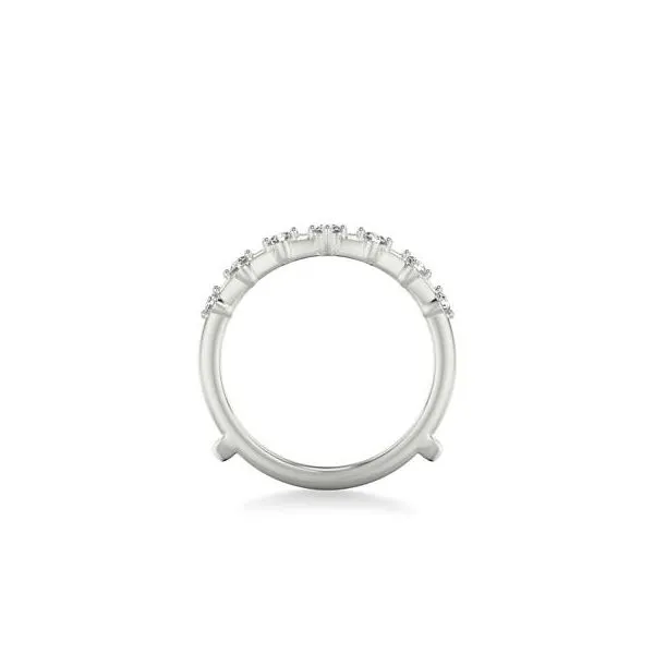 14kt WG Diamond Enhancer Band Image 2 Carroll's Jewelers Doylestown, PA