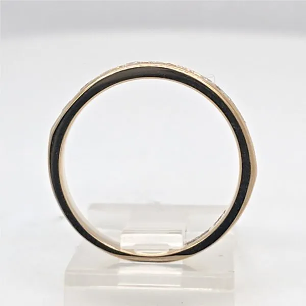 14kt YG .50ct TW Diamond set channel band Image 2 Carroll's Jewelers Doylestown, PA