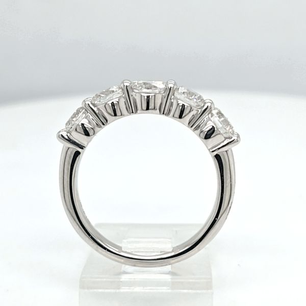 14kt WG 2ct TW lab grown Diamond bands Image 2 Carroll's Jewelers Doylestown, PA